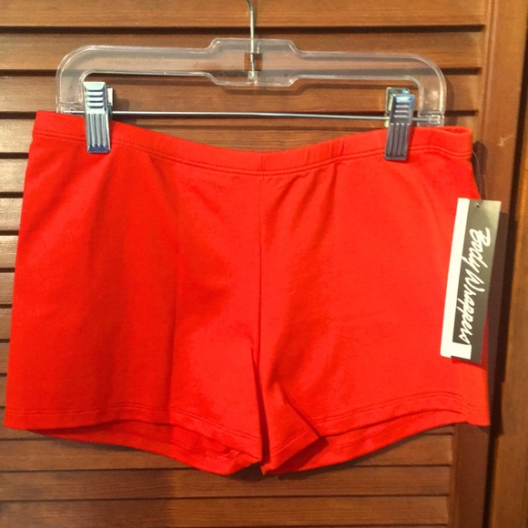Body Wrappers Shorts Body Wrappers Boy Cut Dance Shorts Size Large